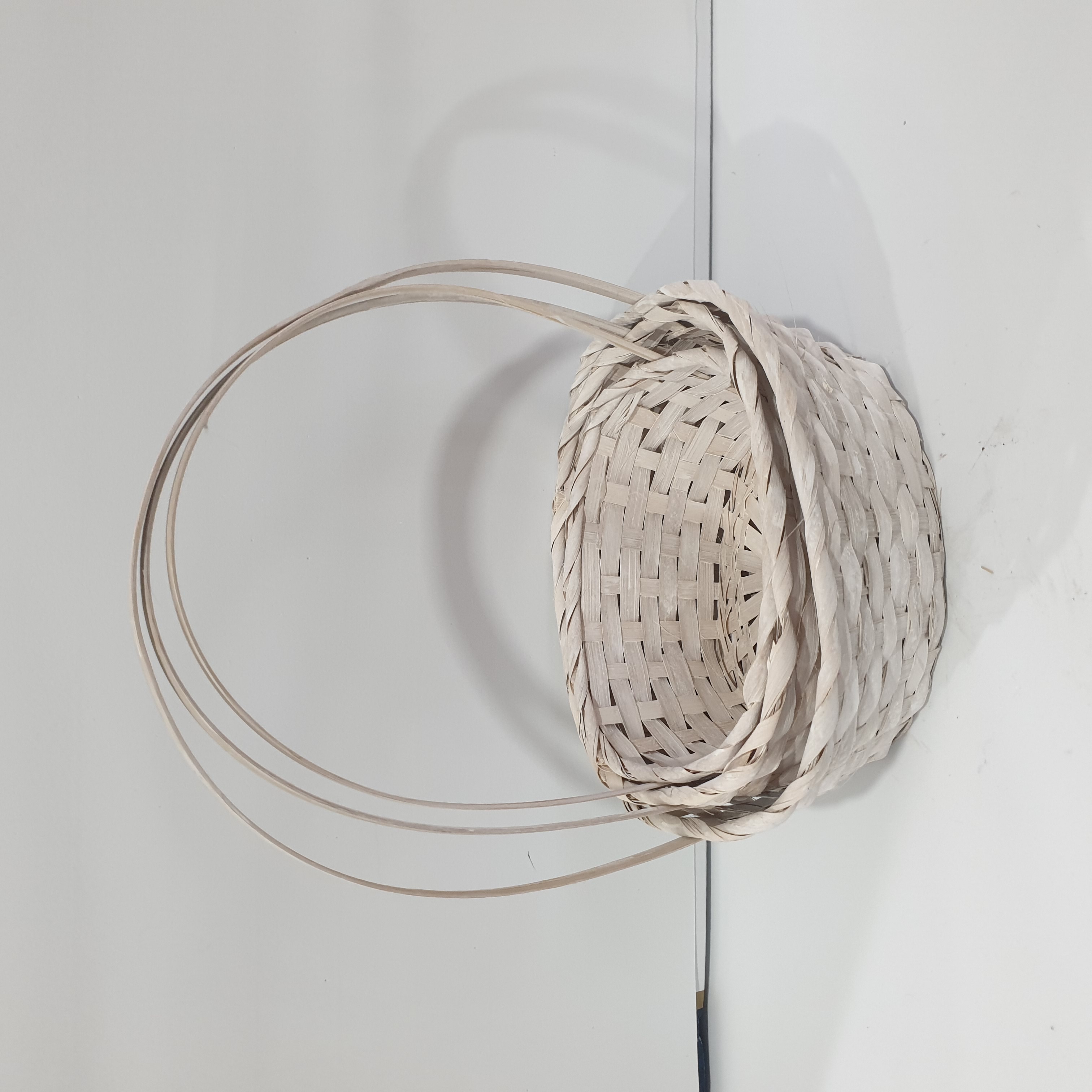 Корзина белая круглая (м) KKM001N3